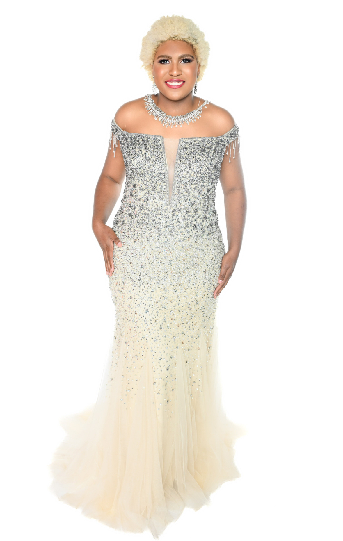 Lauren Keys in her pageant gown